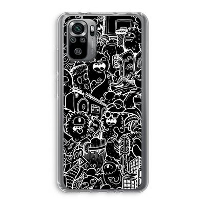Vexx Black City : Xiaomi Redmi Note 10S Transparant Hoesje