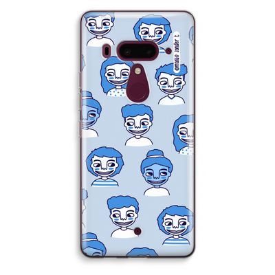 Gezichtjes: HTC U12+ Transparant Hoesje