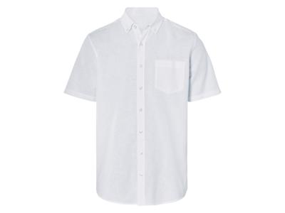 LIVERGY Heren overhemd (Wit, XL)