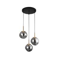 Lyora HanglampSpada 3-lichts grijs met goud - 9426753