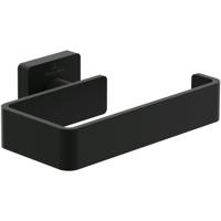 Villeroy & Boch Elements - Striking Toiletrolhouder zonder deksel - 135 x 93 x 45 mm - mat zwart TVA152014000K5 Villeroy & Boch Elements - Striking Toiletrolhouder zonder deksel - 135 x 93 x 45 mm - mat zwart TVA152014000K5
