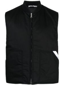 Palm Angels gilet à fermeture zippée - Noir