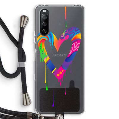 Melts My Heart: Sony Sony Xperia 10 III Transparant Hoesje met koord