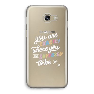 Right Place: Samsung Galaxy A5 (2017) Transparant Hoesje