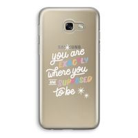 Right Place: Samsung Galaxy A5 (2017) Transparant Hoesje