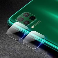 Voor Huawei P40 Lite mocolo 0 15mm 9H 2.5D Round Edge Camera Lens Tempered Glass Film (Transparant)