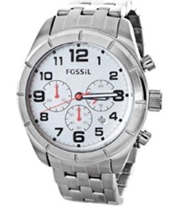 Horlogeband Fossil BQ1237 Roestvrij staal (RVS) Staal 22mm