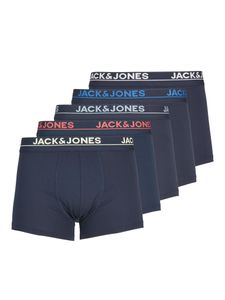 Jack & Jones Jack & Jones Boxershorts Heren Mulitpack JACDAVIS 5-Pack Effen Blauw