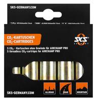 SKS luchtpatronen (5) 16gr. airchamp co2 z/draad