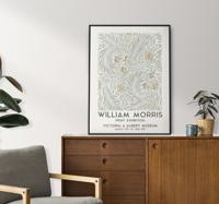 Vintage bloemen poster