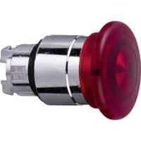 Schneider Electric ZB4BW443 ZB4BW443 Terugstelbaar (Ø) 22 mm Zonder markering Chroom, Rood 1 stuk(s)