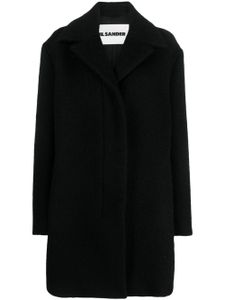 Jil Sander manteau à simple boutonnage - Noir