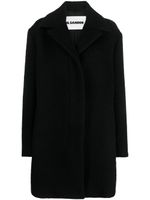 Jil Sander manteau à simple boutonnage - Noir