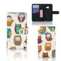 Samsung Galaxy Xcover 4 | Xcover 4s | Telefoonhoesje | Met pasjeshouder | Vrolijke Uilen