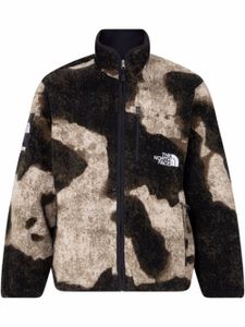 Supreme x TNF veste en jean à effet délavé - Marron