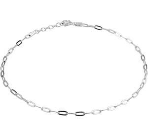Enkelbandje Ankerschakel zilver 2,4 mm 24 + 2 cm