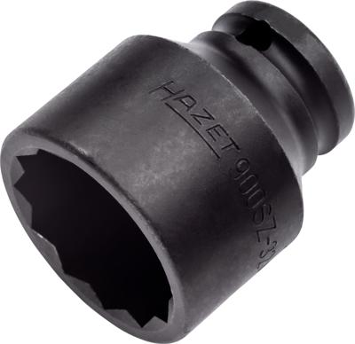 HAZET Krachtdopsleutel 900SZ-32 · 1/2 inch (12,5 mm) vierkant hol · Buitentwaalfkant tractieprofiel · SW 32 mm