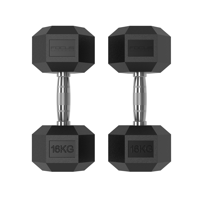 Hexa Dumbbells - Focus Fitness - 2 x 16 kg