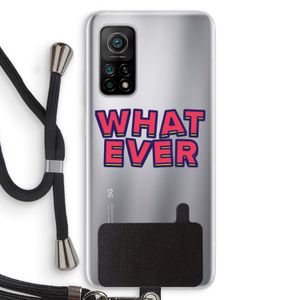 Whatever: Xiaomi Mi 10T 5G Transparant Hoesje met koord