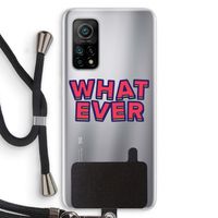 Whatever: Xiaomi Mi 10T 5G Transparant Hoesje met koord