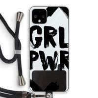 Girl Power #2: Pixel 4 Transparant Hoesje met koord