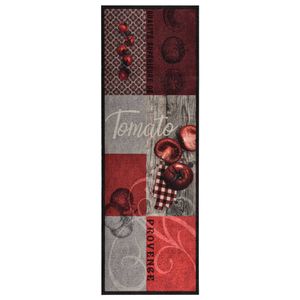 VidaXL Keukenmat wasbaar tomato 45x150 cm
