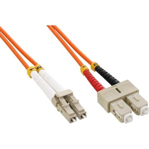 Techly ILWL D5-SCLC-050 InfiniBand en Glasvezelkabel 5 m SC LC Oranje