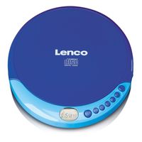 Portable CD speler met oplaadfunctie Lenco Blauw - thumbnail