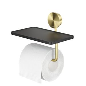 Toiletrolhouder met Planchet Geesa Opal Goud Geborsteld Geesa