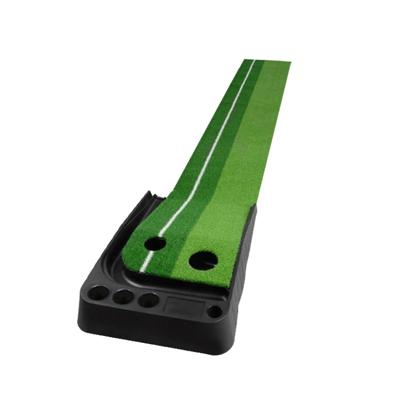 PGM Golf Mini Putting Mat Push-Rod Trainer 2.5 m zonder Auto bal terugkeer Fairway (groen)