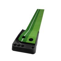 PGM Golf Mini Putting Mat Push-Rod Trainer 2.5 m zonder Auto bal terugkeer Fairway (groen)