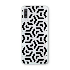 Crazy pattern: Samsung Galaxy A70 Transparant Hoesje