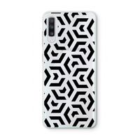 Crazy pattern: Samsung Galaxy A70 Transparant Hoesje