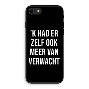 Meer verwacht - Zwart: iPhone SE 2020 Biologisch afbreekbaar hoesje