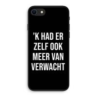 Meer verwacht - Zwart: iPhone SE 2020 Biologisch afbreekbaar hoesje