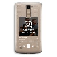 Music Player: LG K10 (2016) Transparant Hoesje