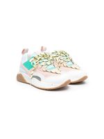 Stella McCartney Kids baskets à design colour block - Rose