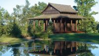 Japans theehuis 130x70cm Tuinschilderij - Customize it