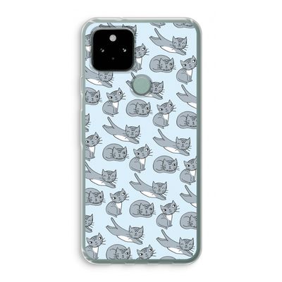 Poezen: Google Pixel 5 Transparant Hoesje
