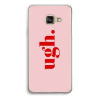 Ugh: Samsung Galaxy A3 (2016) Transparant Hoesje Ugh: Samsung Galaxy A3 (2016) Transparant Hoesje