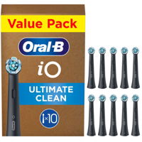 Oral-B iO Ultimate Clean Black opzetborstels - 10 stuks