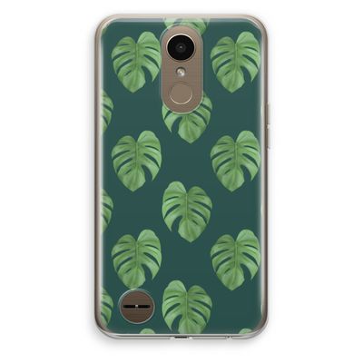 Monstera leaves: LG K10 (2017) Transparant Hoesje