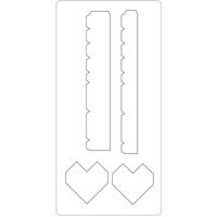 Creativ Company Snijmal, hartendoos, afm 15,2x30,37 cm, dikte 15 mm, 1 stuk