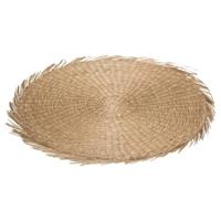 Secret de Gourmet Placemat - raffia naturel - rond - 38 cm - rond