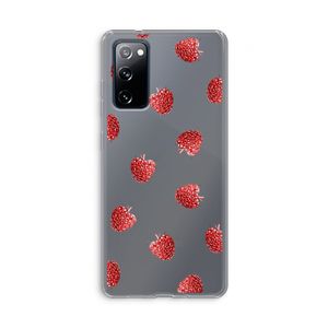 Framboosjes: Samsung Galaxy S20 FE / S20 FE 5G Transparant Hoesje