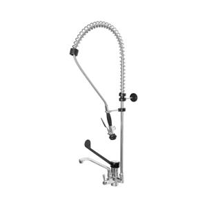afwassen - voorspoelkraan - messing verchroomd - waterslang 1000 mm - kraan 255 mm