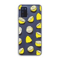 When Life Gives You Lemons...: Samsung Galaxy A03s Transparant Hoesje When Life Gives You Lemons...: Samsung Galaxy A03s Transparant Hoesje