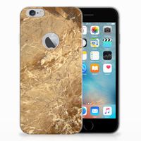 Apple iPhone 6 Plus | 6s Plus TPU Siliconen Hoesje Marmer Creme - thumbnail