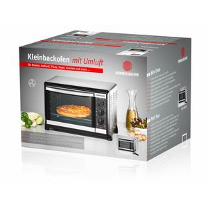 Rommelsbacher BG 1055/E grill-oven 18 l Zwart, Roestvrijstaal