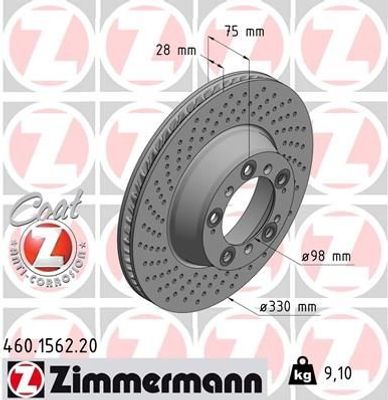 Remschijf Coat Z 460156220